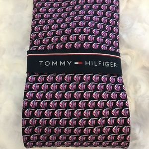 Tommy Hilfiger Pink/Black Men's Silk Tie